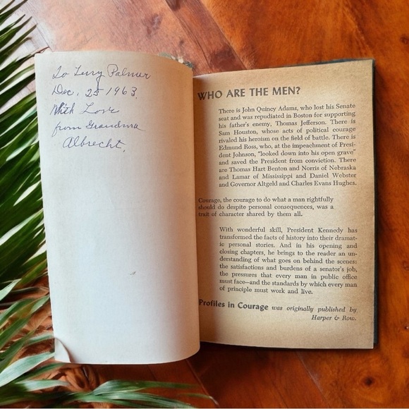 Vintage 1963 Profiles in Courage by John F. Kennedy | 24th Printing | Cardinal - Picture 6 of 13
